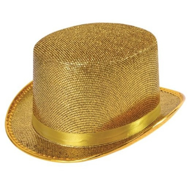 Golden entertainer top hat