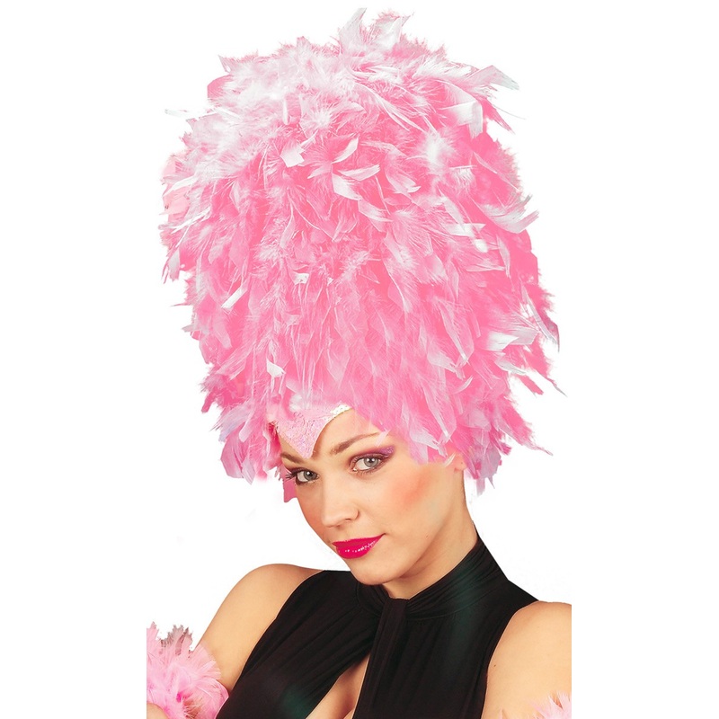 Pink Brazil Feather Headdress
