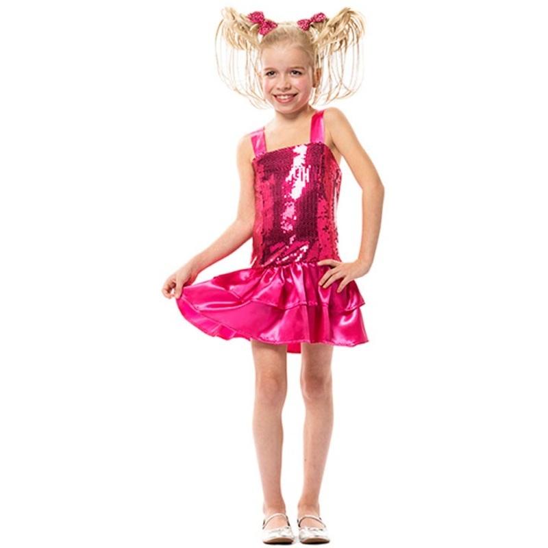 Pink Lina children's sequin dress 98