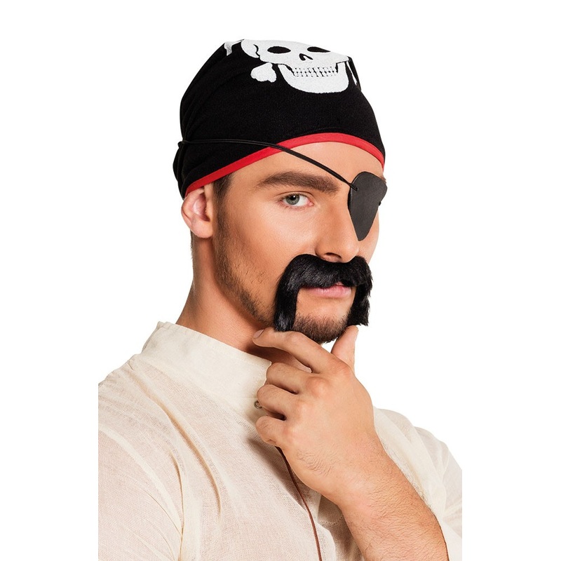 Pirate mustache black