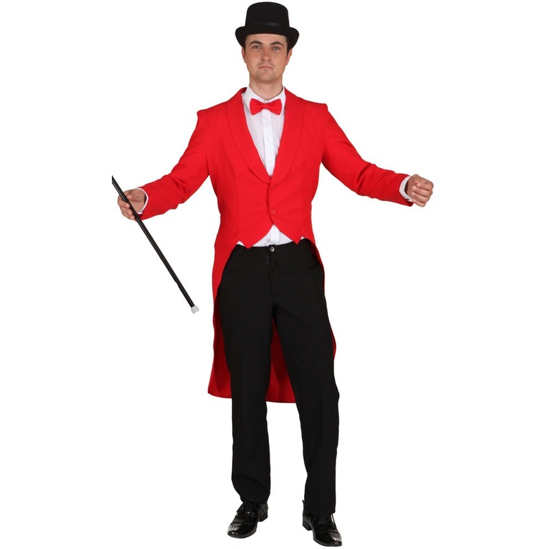 Red men's tailcoat Daniel 48-50