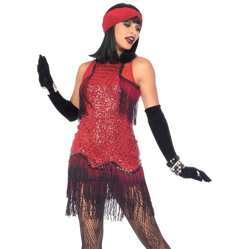20s Red Ruby deluxe ladies costume S