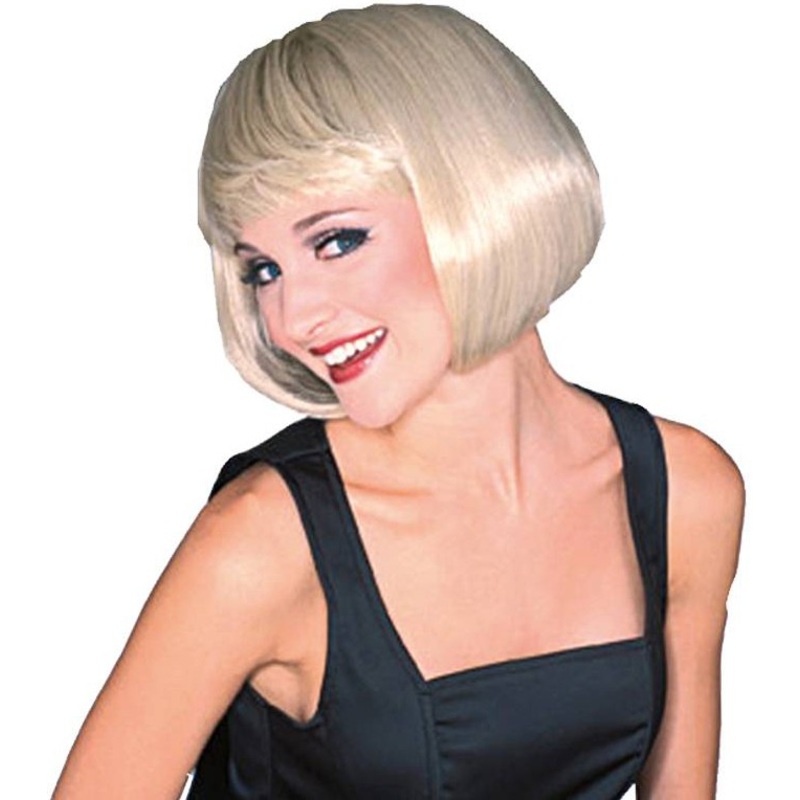 Blonde bob wig 20s