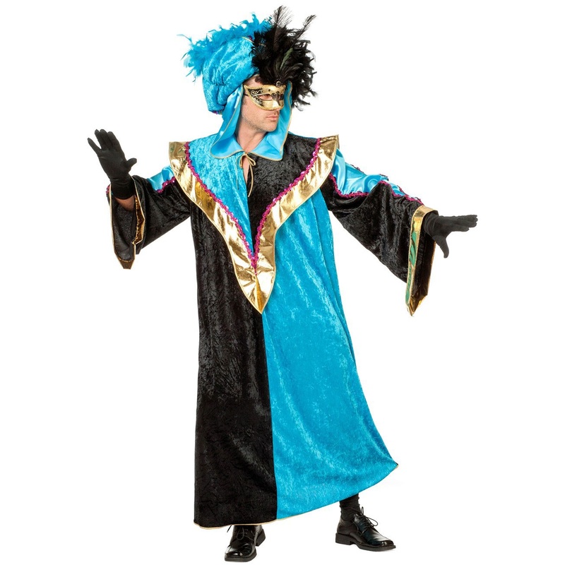 Blue masked ball mens costume Leonardo 48