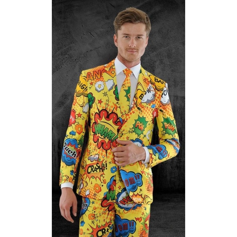 Boom Crash Pow party suit 48