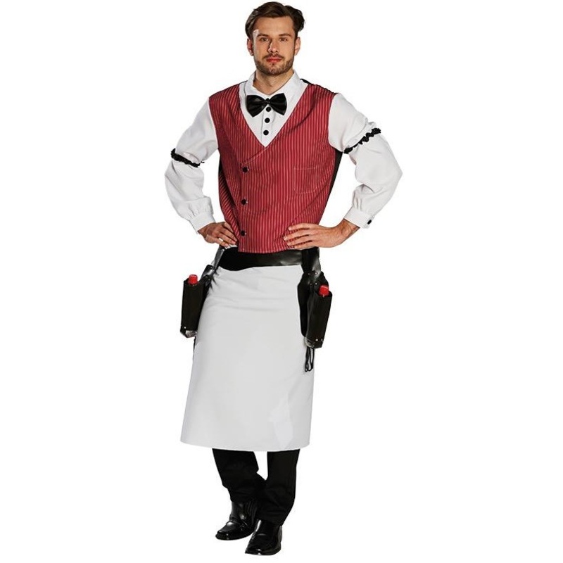Butler waiter costume with beer holder 50