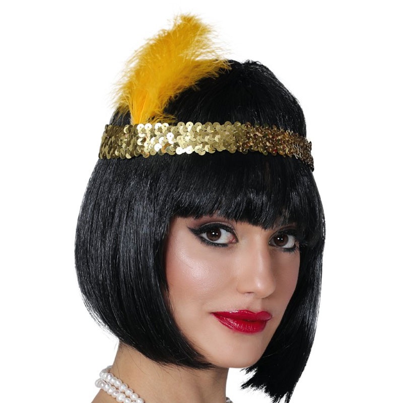 Charleston sequin headband gold
