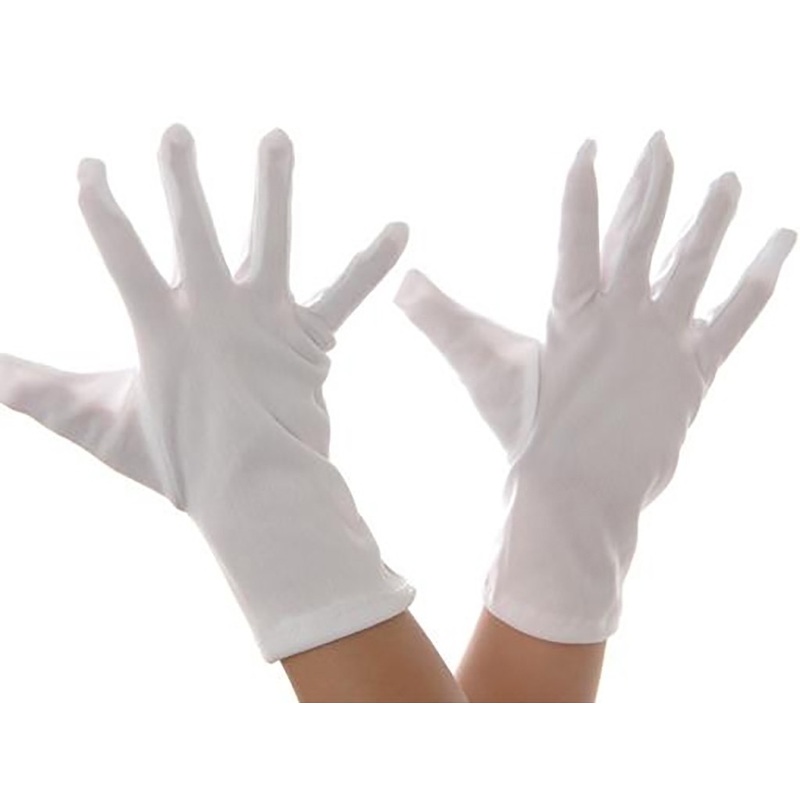 Children's gloves in white