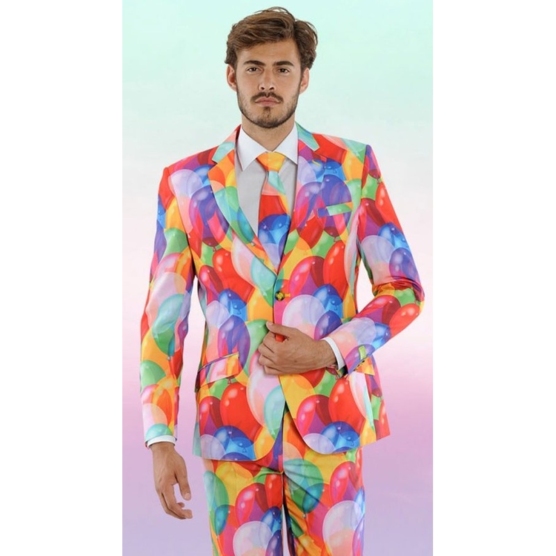 Colorful balloon party suit men 48