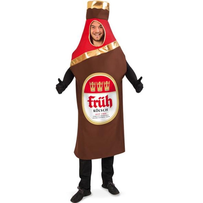 Early Klsch beer bottle men's costume
