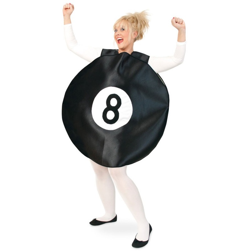Funny billiard ball unisex costume