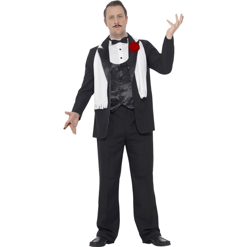 Gangster boss Mafiosi men's costume L