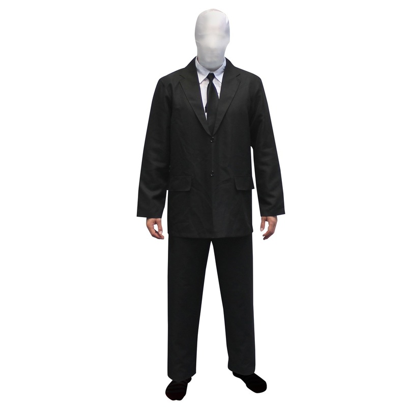 Horror Slenderman mens costume S