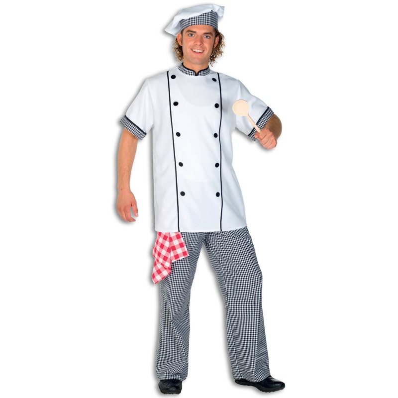 Kiss The Cook Chef Men's Costume 50