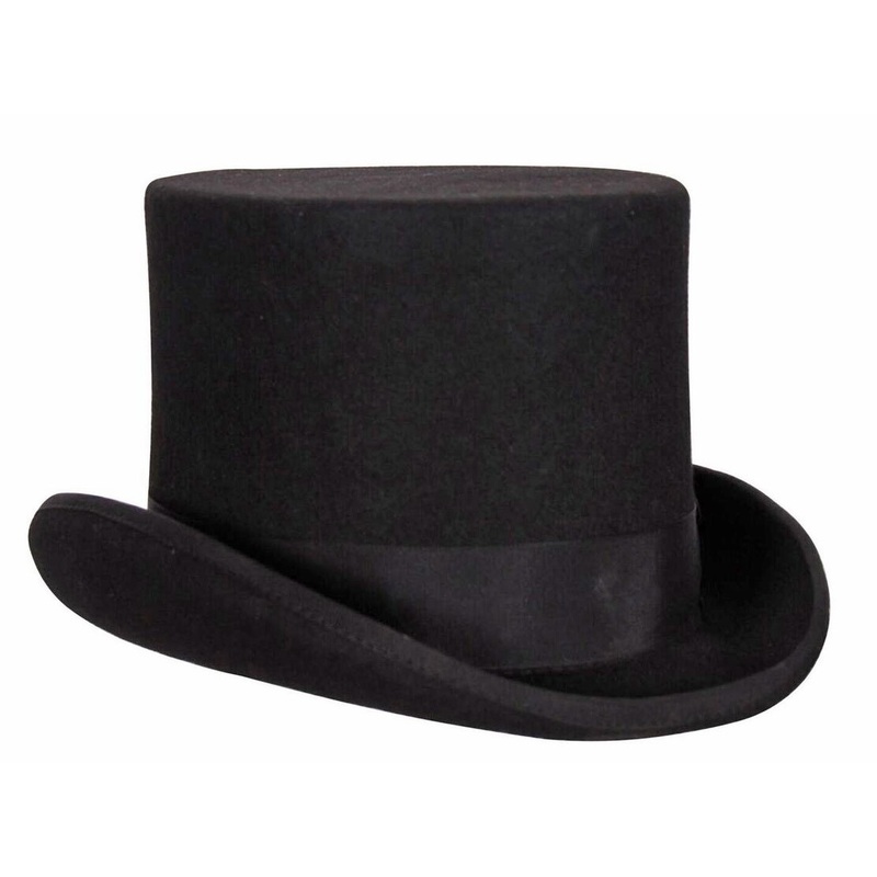 Nobleman Top Hat In Black 57