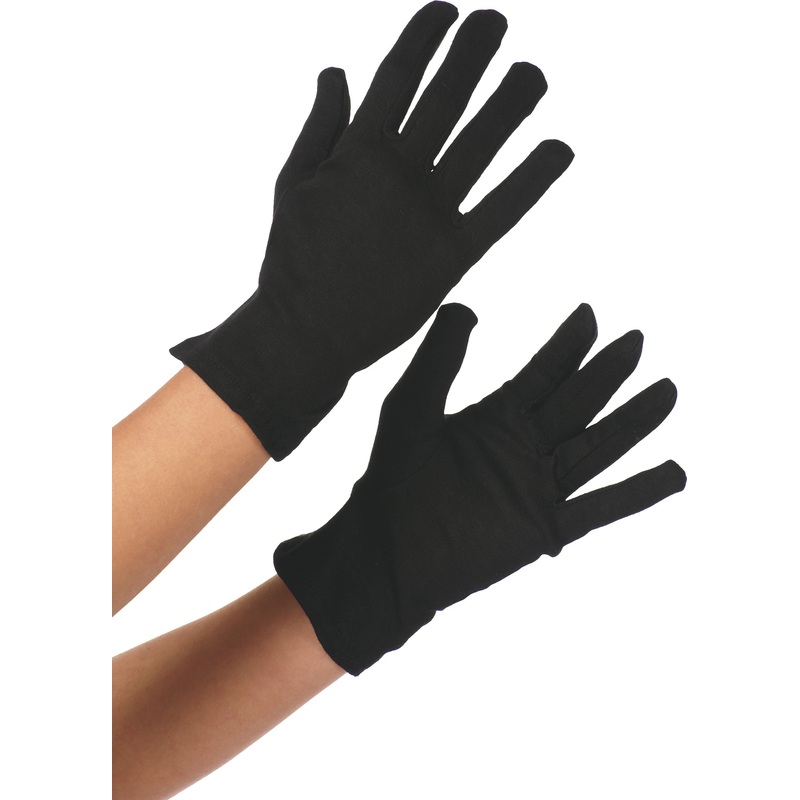 Short Blacko gloves in black