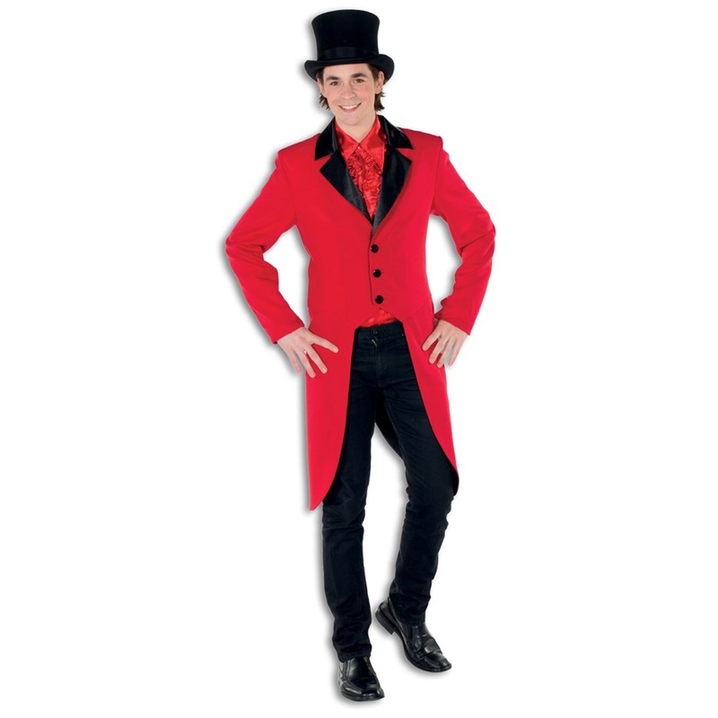 Showman Premium Men's Tailcoat Red 48