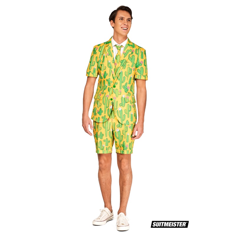 Suitmeister summer suit Sunny Yellow Cactus S