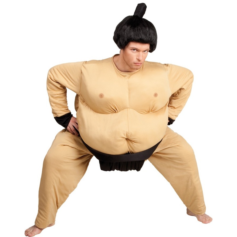 Sumo Ringer Fat Suit Costume Premium