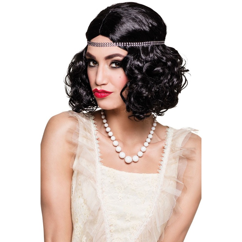White Charleston Flapper Pearl Necklace
