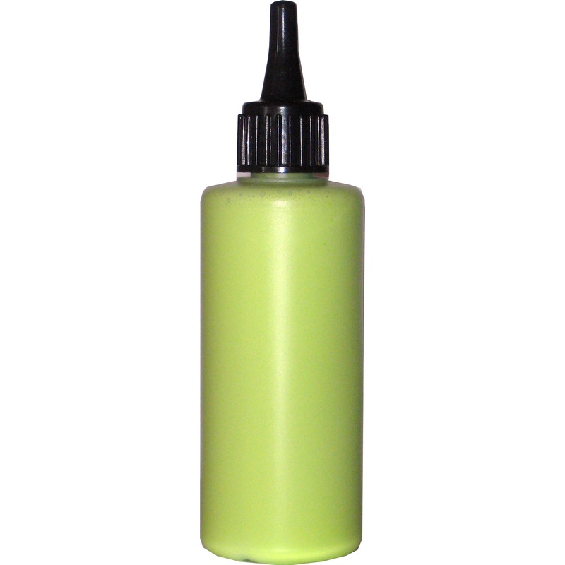 Airbrush paint in witch green