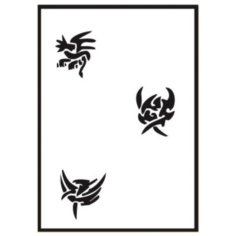 Airbrush tattoo stencil mysticism