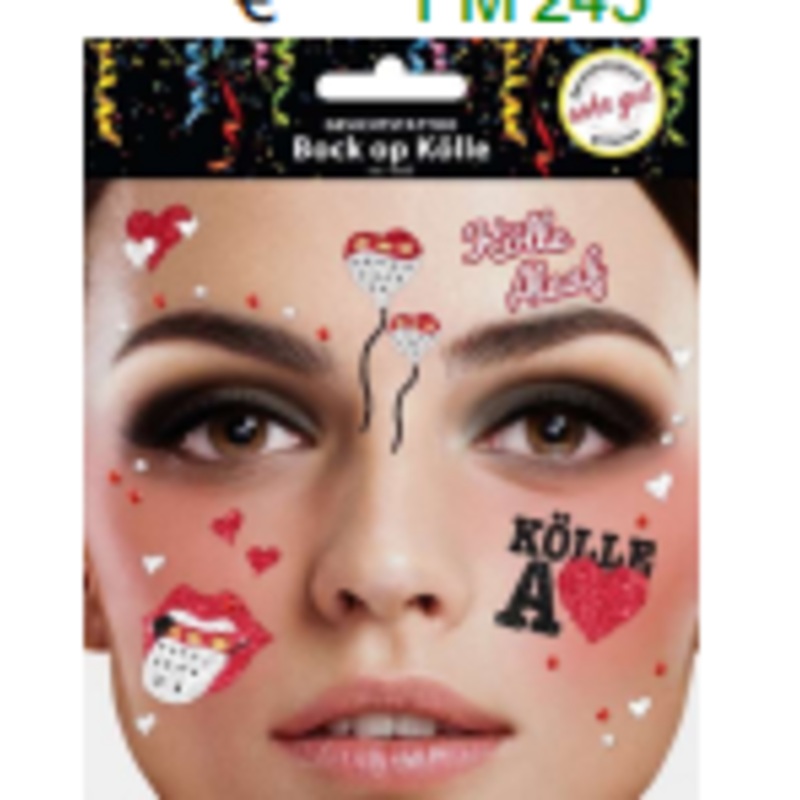 facial tattoos of Cologne Veedelsjeck