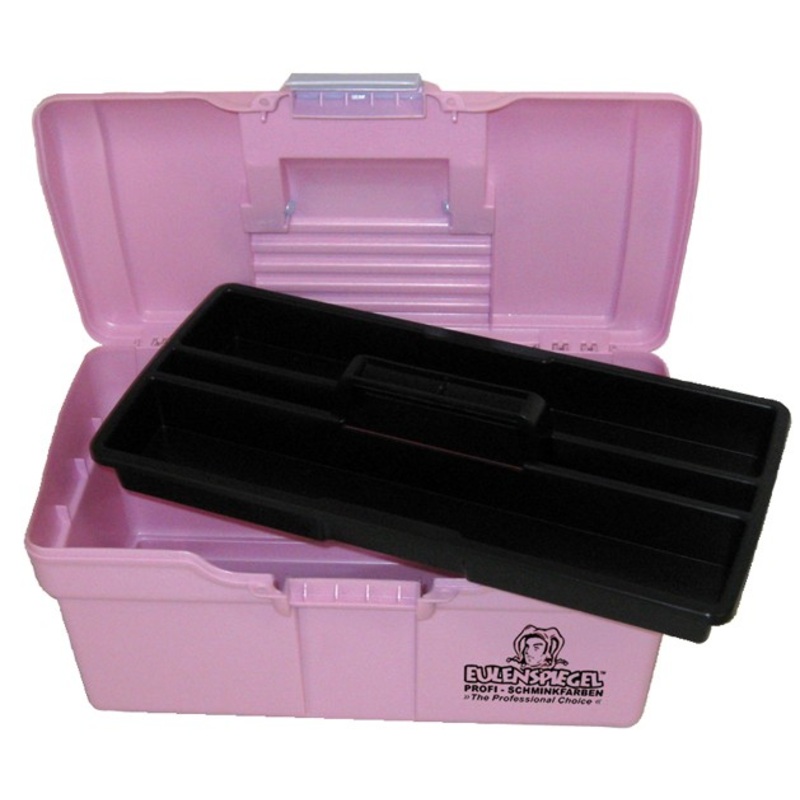 Pink metallic make-up case