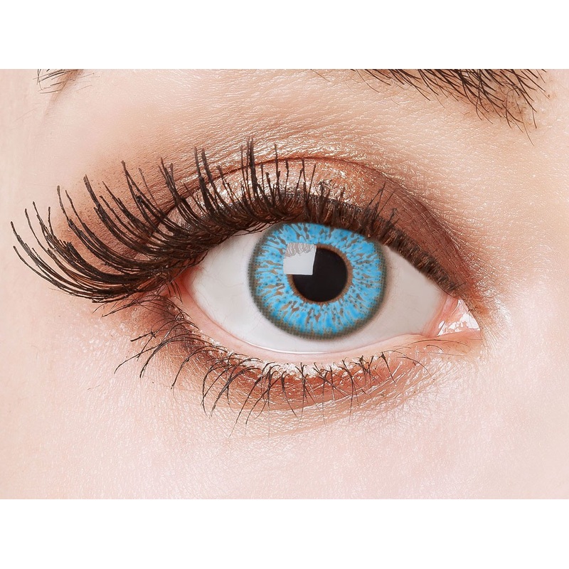 Blue Diamond Fever Blue contact lenses