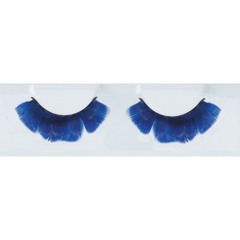 Blue Valentina Feather Lashes