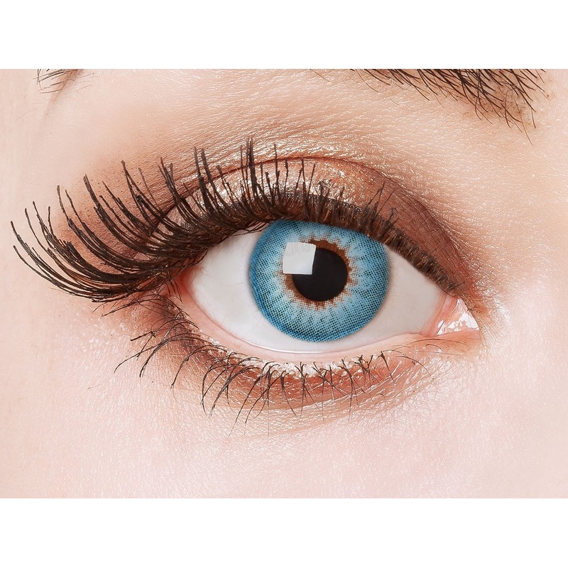 Crystal blue 12 monthly lenses