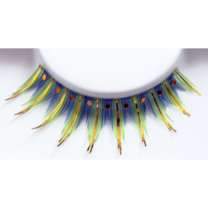 Glamorous party rhinestone eyelashes colorful