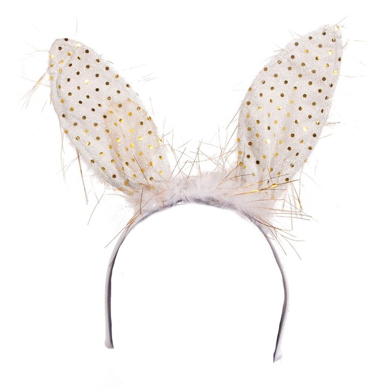 Headband glitter bunny ears