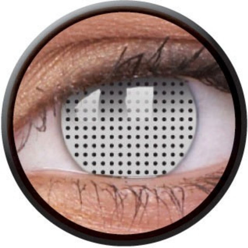 Mechanical matrix contact lenses