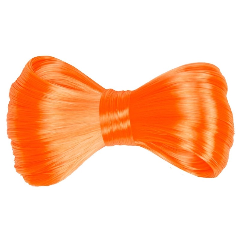 Orange hair bow