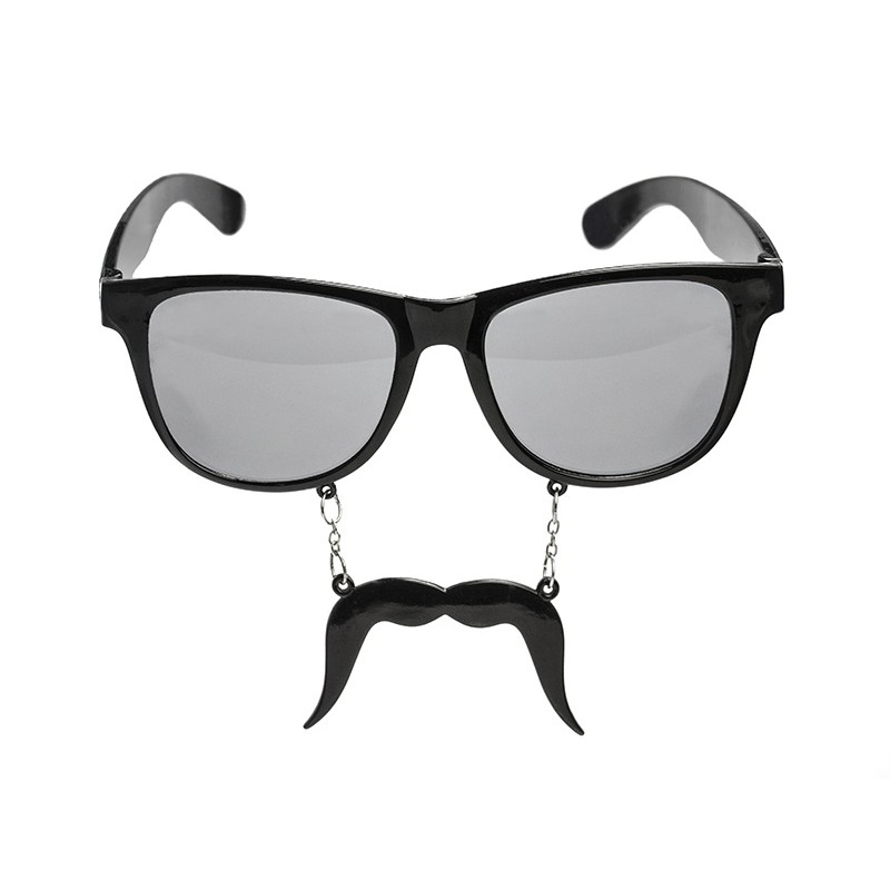 Party glasses with mustache