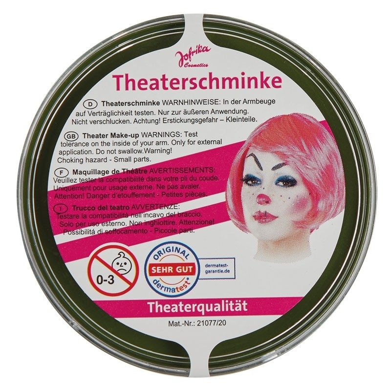 Professional theater make-up green