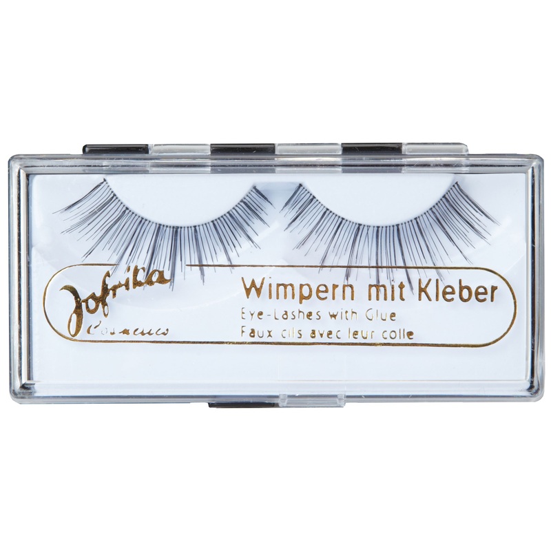 Real hair adhesive lashes deluxe