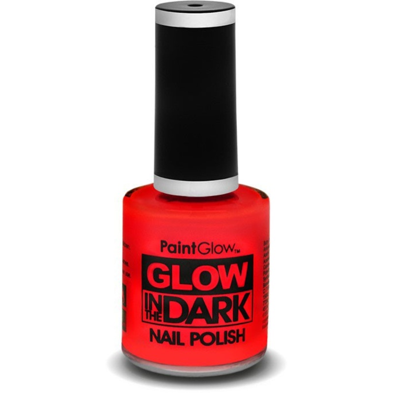 Red Glow In The Dark nail polish