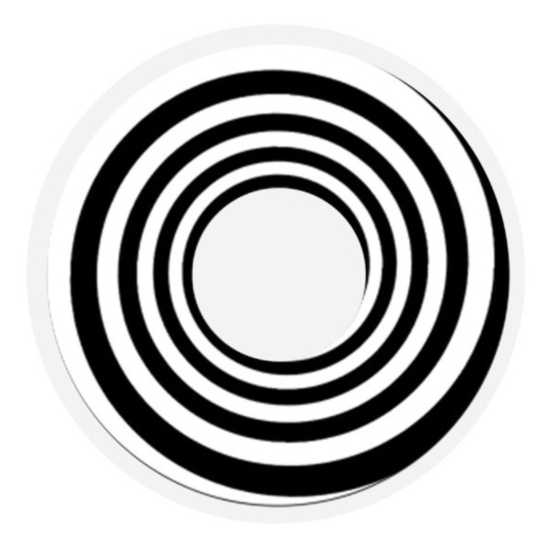 Spiral contact lenses