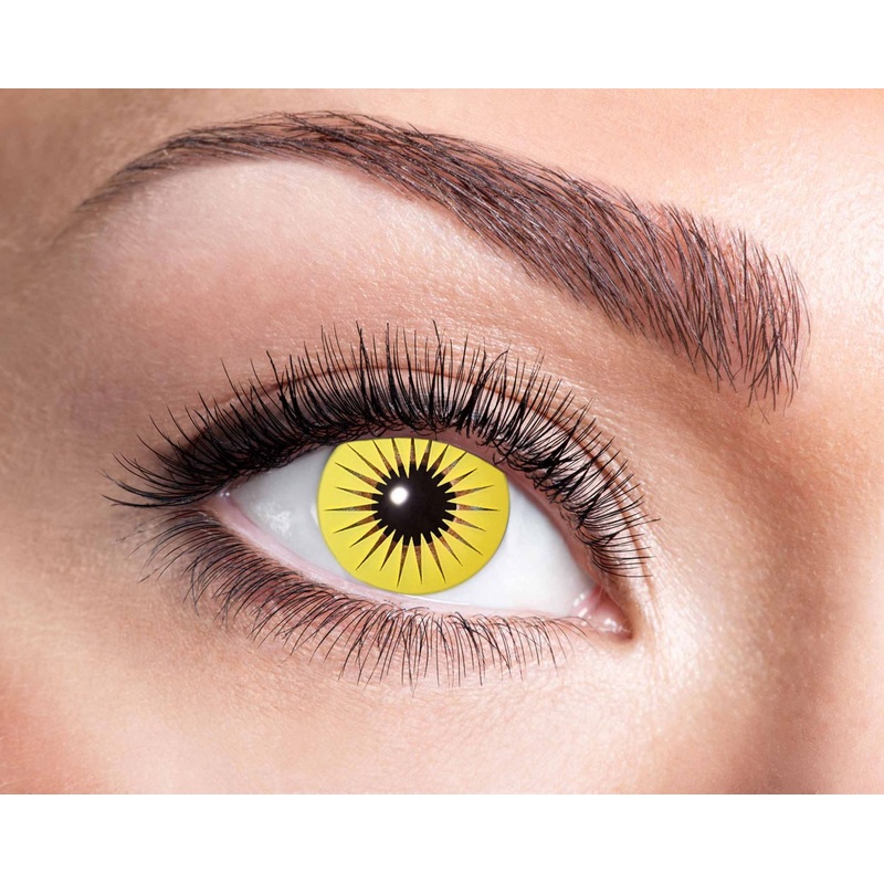 Sunny Star Yellow Contact Lenses