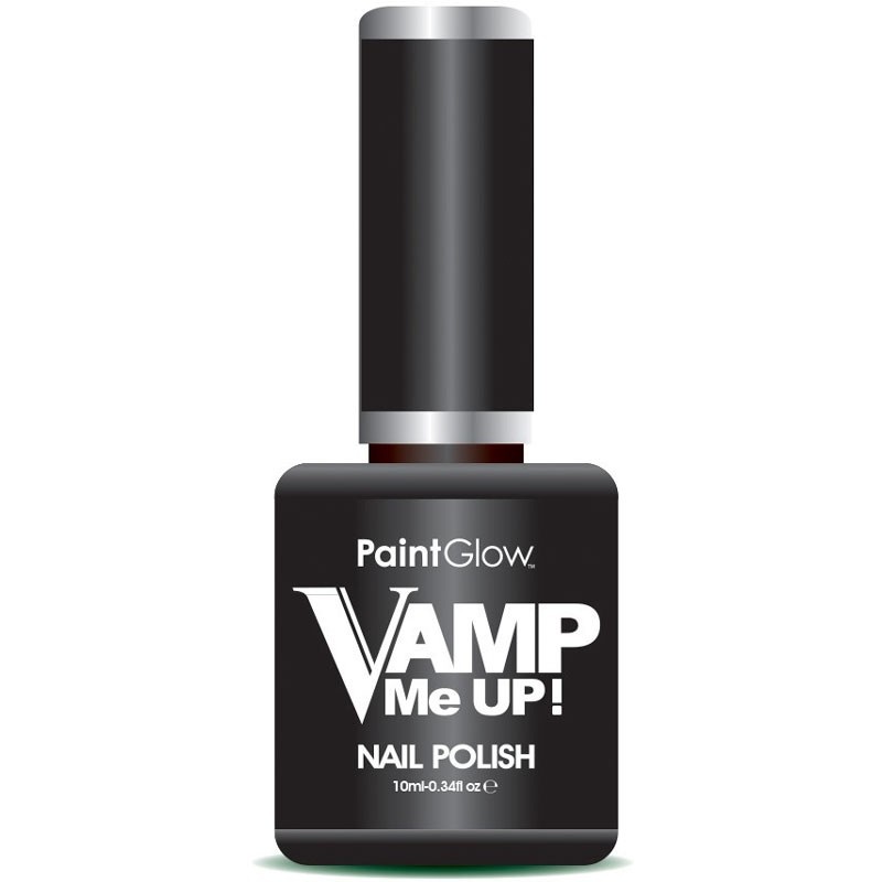 Vampire Glow Nail Polish Black