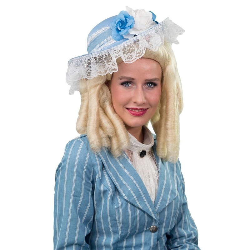 Biedermeier ruffle hat