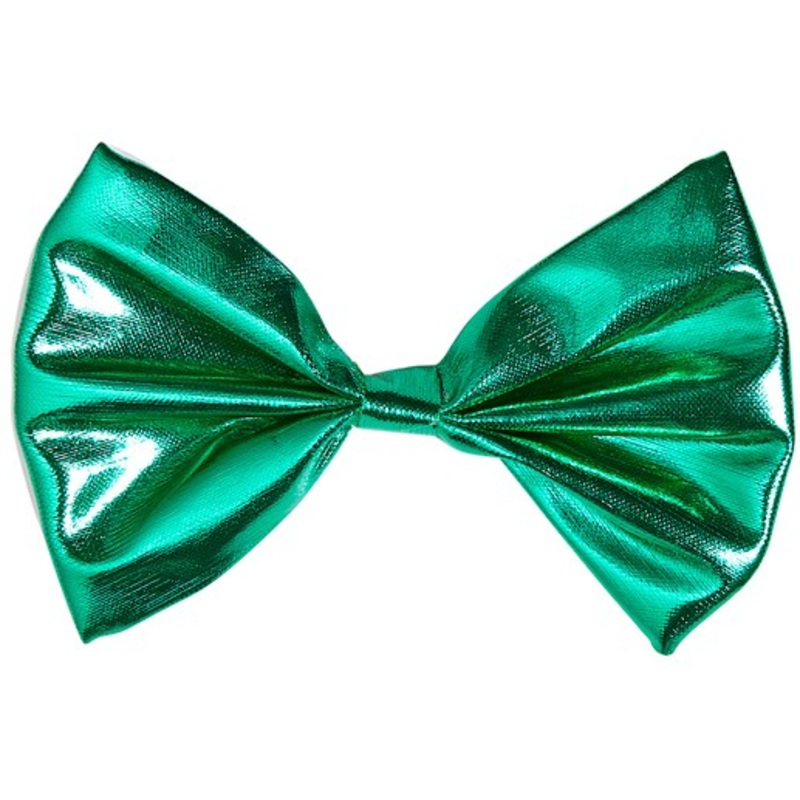 Bow Tie Metallic Green
