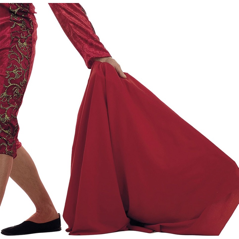 Bull fighting cloth in red 85 x 130cm