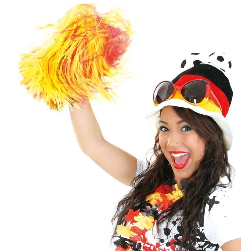 Germany cheerleaders pompoms