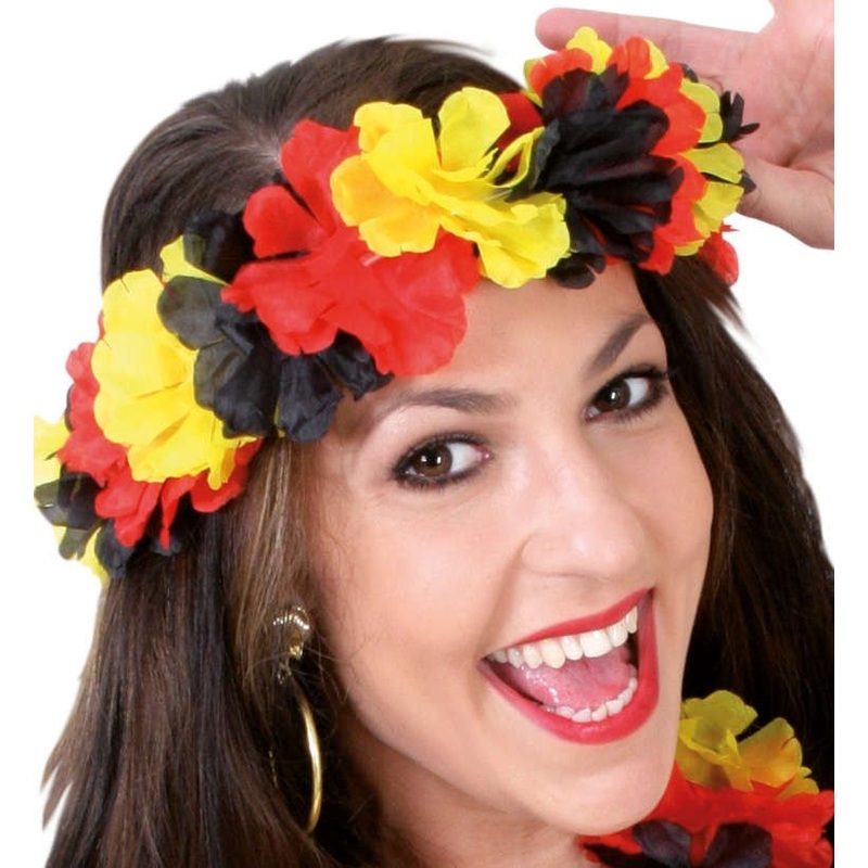 Germany Fan Hawaii flower wreath