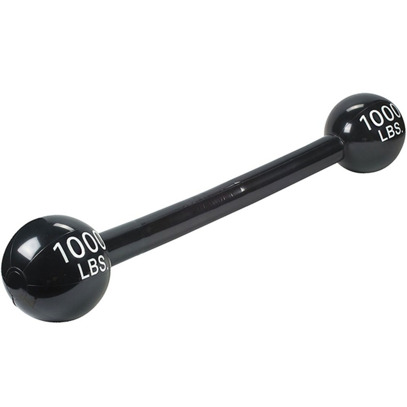 Muscle man barbell inflatable