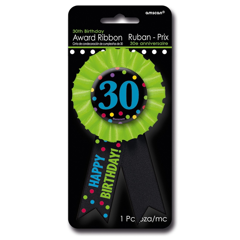 Noble Lapel Pin Celebration 30th Birthday With Colorful Dots