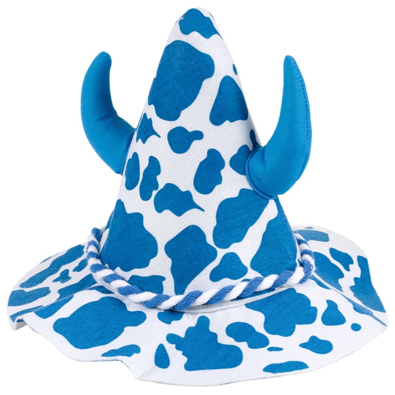Seppl cow hat blue white